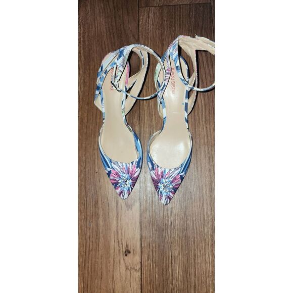 Bisou Bisou Floral Print Heels - Picture 2 of 7